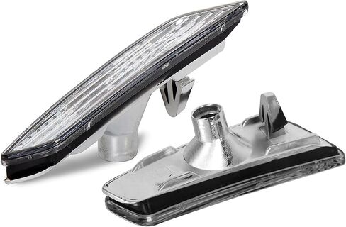ECOTRIC Front Fender Side Marker Lights Compatible with 2008 2009 Pontiac G8 Turn Signal Light Amber Led Smoked Lens 2 Pcs in Saudi Arabia