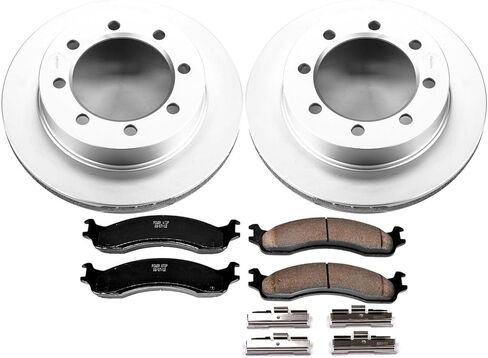 POWERSTOP KOE5089 Autospecialty Front Replacement Brake Kit-OE Brake Rotors & Ceramic Brake Pads For Ford F-250 F-350 Pickup in Saudi Arabia