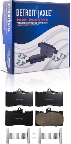 محور ديترويت - مجموعة فرامل لكزس GS200t GS350 GS450h IS200t IS300 IS350 RC200t RC300 RC350، 13.15 بوصة أمامية و12.20 بوصة قرص فرامل خلفي دوارات فرامل سيراميك مع استبدال الأجهزة in Kuwait