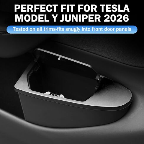 4PCS Door Side Storage Box Fit for Tesla Cybertruck 2024, Front Rear Side Door Storage Organizer Tray, Door Handle Insert for Cybertruck Accessories in Saudi Arabia