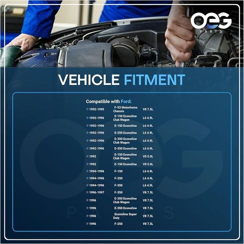 جديد 130A المولد متوافق مع فورد E-350 E-250 E-150 Econoline 4.9L 1992-1996، F53 7.5L 1992-1995، F-350 F250 F150 4.9L 1994-96، F-350 7.5L 1996 1997 F2UU10300FA F6UUDA F6UU10300DA in Saudi Arabia