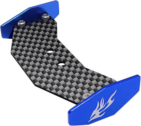 Lightweight Carbon Fiber RC Tail Wing Aluminum RC Rear Wing for Losi 1/24 Micro-B 2WD Buggy High-Performance Upgrade Parts (Blue) in Saudi Arabia