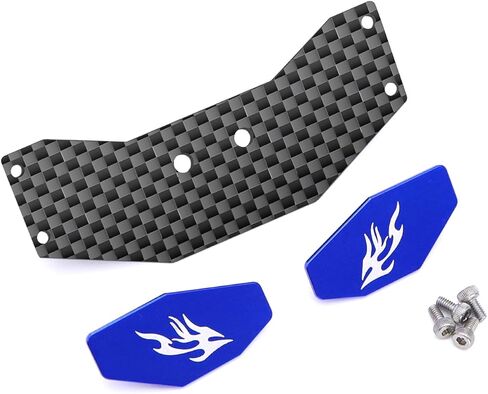 Lightweight Carbon Fiber RC Tail Wing Aluminum RC Rear Wing for Losi 1/24 Micro-B 2WD Buggy High-Performance Upgrade Parts (Blue) in Saudi Arabia