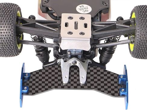 Lightweight Carbon Fiber RC Tail Wing Aluminum RC Rear Wing for Losi 1/24 Micro-B 2WD Buggy High-Performance Upgrade Parts (Blue) in Saudi Arabia