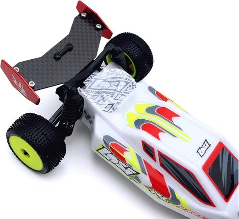 Lightweight Carbon Fiber RC Tail Wing Aluminum RC Rear Wing for Losi 1/24 Micro-B 2WD Buggy High-Performance Upgrade Parts (Blue) in Saudi Arabia