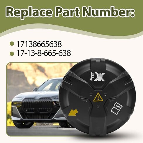 Coolant Expansion Tank Cap Compatible with BMW 2.0L/3.0L Models 2019-2025 Including 230i 330e 330i M2 M340i X4 Z4 Replaces 17138665638 17-13-8-665-638 in Saudi Arabia