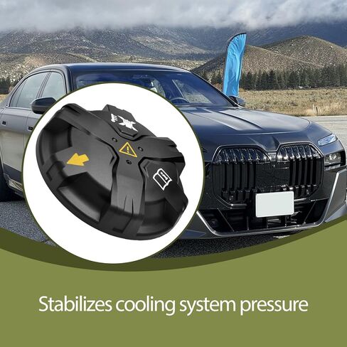Coolant Expansion Tank Cap Compatible with BMW 2.0L/3.0L Models 2019-2025 Including 230i 330e 330i M2 M340i X4 Z4 Replaces 17138665638 17-13-8-665-638 in Saudi Arabia
