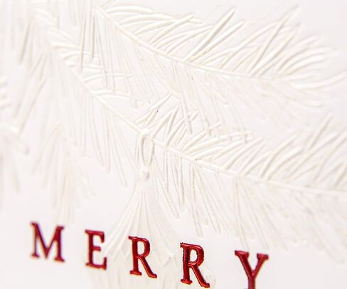 Hallmark Christmas Card (Thinking of You Snowflakes) in Saudi Arabia