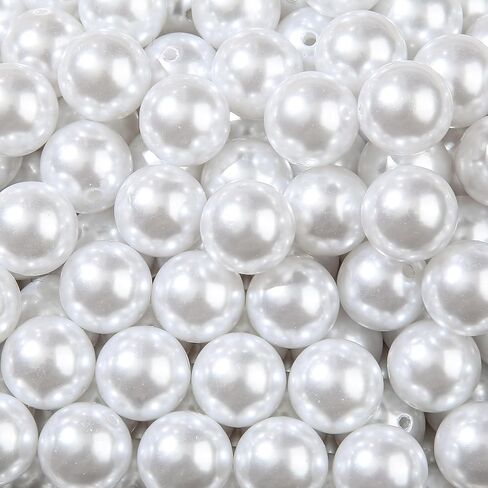 20mm Acrylic Beads 180pcs Cube Chunk Bubblegum Bead Multicolor Beadable Pen Ball Beads for Pen Bag Jewelry Making Necklace Bracelets (Transparent&Color) in Saudi Arabia