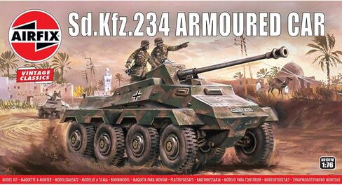 Airfix Model Tank - A01319V Type 97 Chi Ha Japanese Tank، مجموعات نماذج بلاستيكية للبالغين والأطفال 14+، مقياس 1:76، مستوى المهارة 2، نماذج عسكرية لموضوع الحرب العالمية الثانية، دبابات الحرب العالمية 2 in Saudi Arabia
