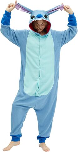 DreamJ Animal Onesies Adult Halloween Costume Halloween Onesie Cosplay Halloween Pajamas Women Men in Kuwait