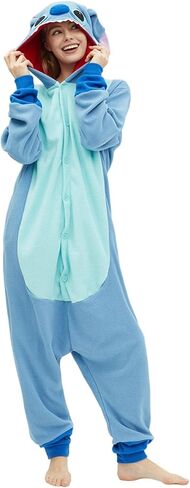 DreamJ Animal Onesies Adult Halloween Costume Halloween Onesie Cosplay Halloween Pajamas Women Men in Kuwait