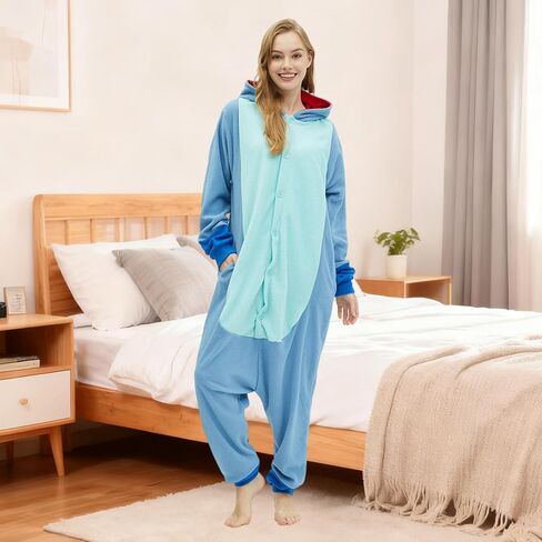 DreamJ Animal Onesies Adult Halloween Costume Halloween Onesie Cosplay Halloween Pajamas Women Men in Kuwait