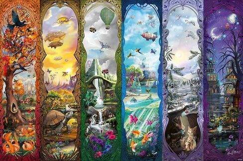 Ravensburger The Six Portals أحجية الصور المقطوعة 7000 قطعة | جودة ممتازة مصنوعة في أوروبا | مواد معتمدة من مجلس رعاية الغابات (FSC). in Saudi Arabia