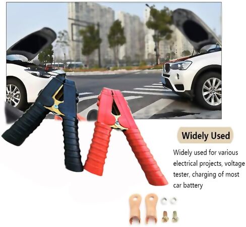 NANSH Booster Jumper Cable Copper Clamps Heavy Duty Car Battery Charger Clamps (2 Pair) in Saudi Arabia