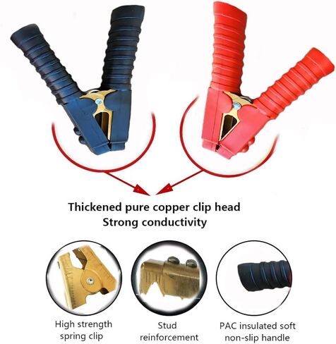 NANSH Booster Jumper Cable Copper Clamps Heavy Duty Car Battery Charger Clamps (2 Pair) in Saudi Arabia
