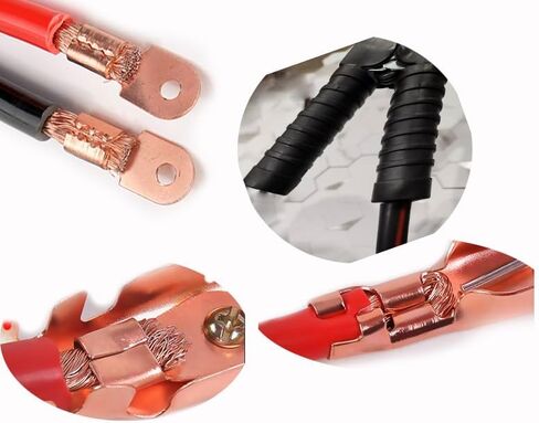 NANSH Booster Jumper Cable Copper Clamps Heavy Duty Car Battery Charger Clamps (2 Pair) in Saudi Arabia