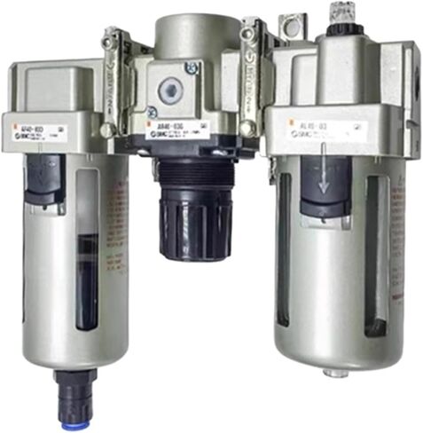 Air Combination Air Filter + Regulator + Lubricator AC AC40 AC40-03 AC40-04 03G 04G 03E 04E 03D 04D 03C 04C 03DG 04DG CG DE(AC40-03D) in Saudi Arabia