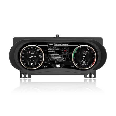 Digital Instrument Cluster Display for Jeep Wrangler JK 2011-2017 Speedometer Upgrade,12.3"HD screen1920*720,2S Fast Boot,Plug&Play,Non-Destructive Install,OTA Upgrade in Saudi Arabia