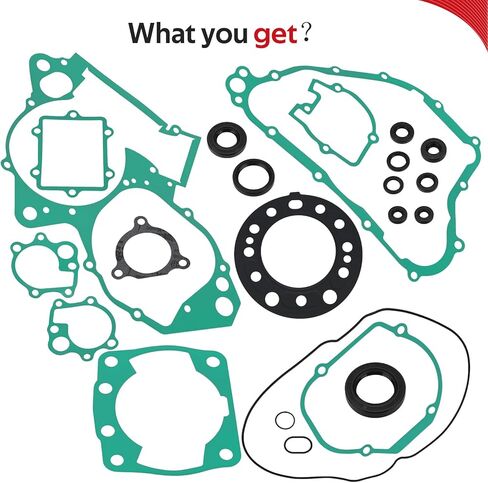 JAVIK Complete Top and Bottom End Engine Gasket Oil Seal Kit for Honda CR250R 2002-2004 O.E.M# 14132-KZ3-L20 in Saudi Arabia