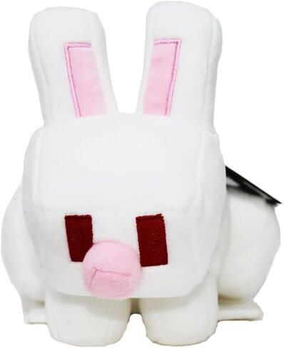 Mattel 8 Inch Minecraft White Rabbit Plush Figure Gift for Fans 3 Years and Up HWF86 in Saudi Arabia