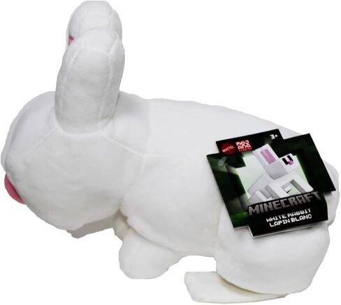 Mattel 8 Inch Minecraft White Rabbit Plush Figure Gift for Fans 3 Years and Up HWF86 in Saudi Arabia