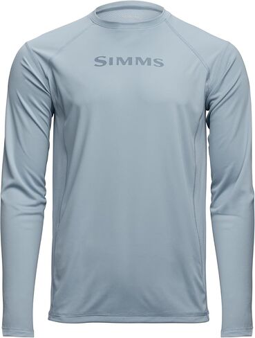 قميص Simms الرجالي Challenger Solar Crew - أكمام طويلة متعددة الأنشطة، حماية من أشعة الشمس بعامل حماية من أشعة الشمس 30+، سريع الجفاف لصيد الأسماك والمشي لمسافات طويلة والجري والملابس الكاجوال، Ghost Camo Neptune/Neptune، X-Large in Kuwait