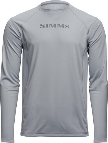 قميص Simms الرجالي Challenger Solar Crew - أكمام طويلة متعددة الأنشطة، حماية من أشعة الشمس بعامل حماية من أشعة الشمس 30+، سريع الجفاف لصيد الأسماك والمشي لمسافات طويلة والجري والملابس الكاجوال، Ghost Camo Neptune/Neptune، X-Large in Kuwait