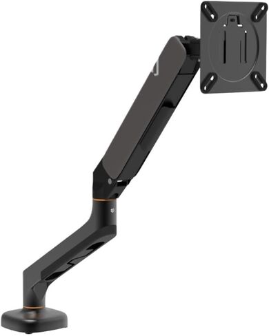 Pneumatic arm single-arm monitor stand, 10-32 inch height adjustable(Black) in Saudi Arabia