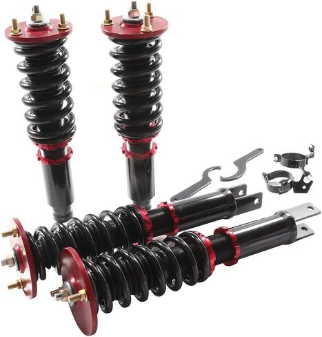ECCPP Coilover Struts fit for Honda Spring Shocks Adjustable Coilovers Suspension Coil Spring Shocks and Struts Full Set fit for 1990-1997 for Honda Accord in Saudi Arabia