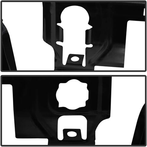 ACANII - For 2014-2018 Chevy Silverado/GMC Sierra 1500 Black Rear Step Bumper Face Bar W/O Sensor Holes w/Corner Holes in Saudi Arabia