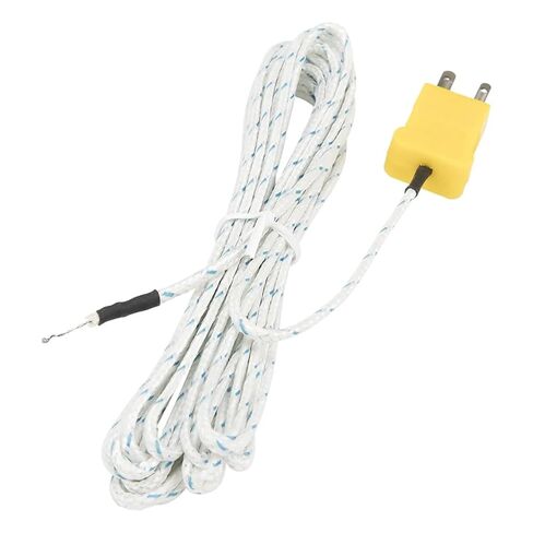2pcs TP-01 K Type 4m Cable Wire Head Plug Connection thermocouple Temperature Sensor for TM-902C TES-1310 in Saudi Arabia