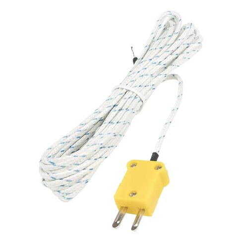 2pcs TP-01 K Type 4m Cable Wire Head Plug Connection thermocouple Temperature Sensor for TM-902C TES-1310 in Saudi Arabia