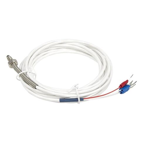 FTARB02 PT100 Type M6 Bolt Head Spring Protected 3 metres FEP Cable RTD Screw Temperature Sensor(A Grade) in Saudi Arabia