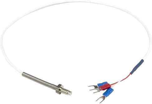 FTARB02 PT100 Type M6 Bolt Head Spring Protected 0.5m FEP Cable RTD Screw Temperature Sensor(1 3B Grade) in Saudi Arabia
