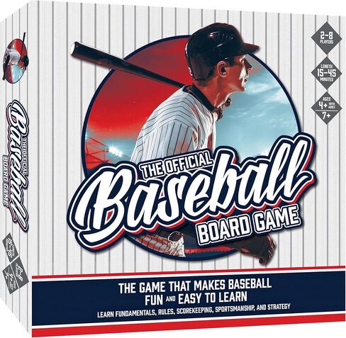 MasterPieces Baseball Dice Board Game - Realistic Gameplay, Family Fun for Adults & Kids, 2-8 Players, Ages 6+ in Saudi Arabia