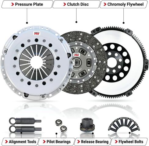 CMP Stage 1 Street Clutch Kit with Chromoly Flywheel Fits BMW 98-99 323i 323is 92-95 325i 325is 96-99 328i 328is 91-95 525i 97-98 528i 95-99 M3 97-02 Z3 Z3M E36 E34 E39 M50 M52 S50 S52 S54 in Saudi Arabia