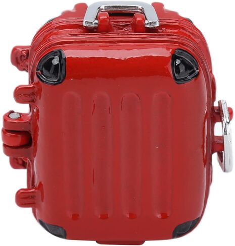 JTLB Mini Travel Hard Suitcase Cute Simulation Life Scene Dolls Travel Suitcase for Dollhouse (Black) in Saudi Arabia