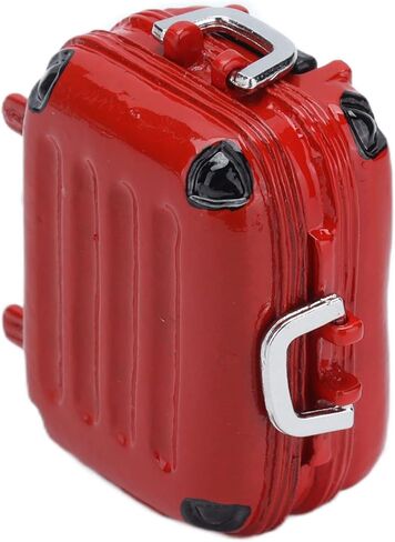 JTLB Mini Travel Hard Suitcase Cute Simulation Life Scene Dolls Travel Suitcase for Dollhouse (Black) in Saudi Arabia