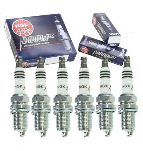 6 pc NGK Iridium IX Spark Plugs compatible with Nissan Xterra 3.3L V6 2000-2004 in Saudi Arabia