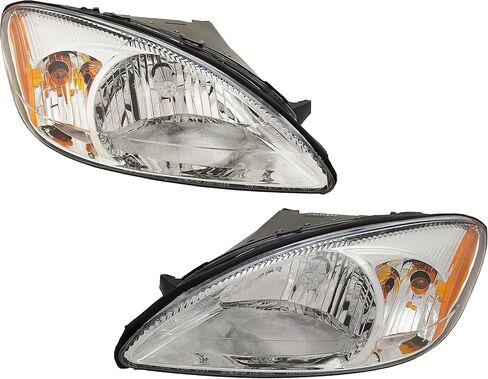 Garage-Pro Driver and Passenger Side Headlight for Ford Taurus 2000-2007 Halogen With bulbs For Models Without Centennial Edition Replaces # 1F1Z13008AB-PFM, 1F1Z13008AA-PFM in Saudi Arabia