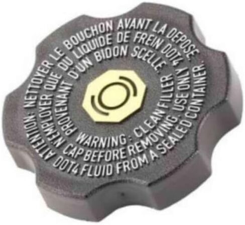 KarParts360 For Chevy Suburban/Tahoe 2021 Brake Master Cylinder Cap | Plastic | Screw-On Attachment | Black | Flat | Round | Gasket Or Seal Included in Saudi Arabia