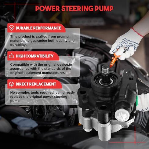 مضخة توجيه كهربائية 21-5228 مناسبة لـ 1996 1997 1998 1999 2000 لسيارة Toyota 4Runner 2.7L 1997 1998 1999 2000 2001 لسيارة Toyota Tacoma 2.7L استبدال # مضخة مساعدة الطاقة in Saudi Arabia