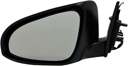 مرآة جانبية للراكب الأيمن تناسب 2012 2013 2014 تويوتا كامري مع زجاج كهربائي قابل للطي يدويًا غير ساخن باللون الأسود استبدال TO1321275 in Kuwait