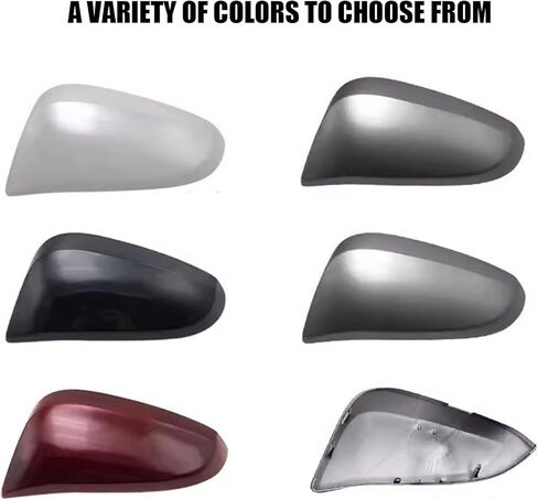1pair Left Right Side Car Rearview Mirror Cap Cover for Toyota Highlander 2015 2016 2017 2018 2019 2021 Replacement Door Side Mirror Cover Side Mirror Cap,Silver in Saudi Arabia
