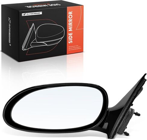 A-Premium Passenger Side Power Door Mirror - Compatible with Buick LaCrosse, Allure, 2005 2006 2007 2008 - Non-Heated, Non-Folding, Black Outside Rear View Mirror - Replace# 15886518 in Saudi Arabia