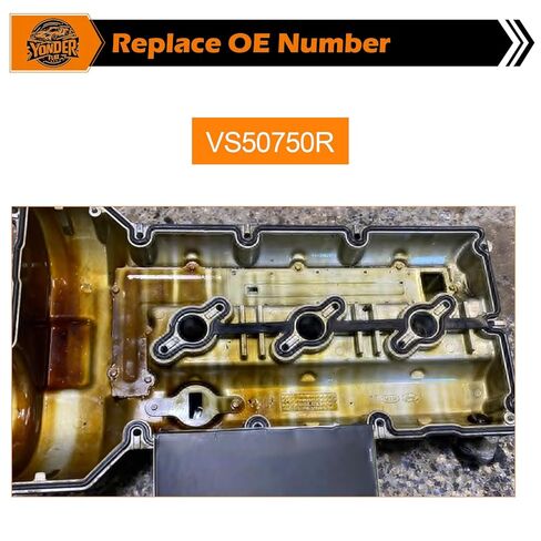 2PCS Valve Cover Gasket VS50750R Compatible with 2006-2011 Hyundai Azera, Entourage, Santa, Sonata, Veracruz & 2006-2009 Kia Amanti, Sedona, Sorento 3.3L 3.8L in Saudi Arabia