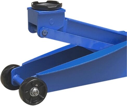 K Tool International HD63186 10 Ton Hydraulic Service Jack with Foot Pedal for Garages, Repair Shops and DIY, 20,000 lbs., Swivel Rear Casters, 3 Position Locking Handle, Built-in Bypass Valve, Blue in Saudi Arabia