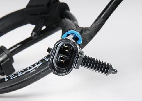 ACDelco FW324 GM المعدات الأصلية محور العجلة الأمامية ومجموعة المحمل مع مستشعر سرعة العجلة ومسامير العجلة، فضي in Saudi Arabia