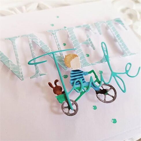 Boy Dogs Planes Metal Cutting Dies for Card Making DIY Scrapbooking Paper Craft Embossing Stencil Die Cuts Punch Template Molds Handmade Craft Scrapbook Photo Album Birthday Card Decor in Saudi Arabia